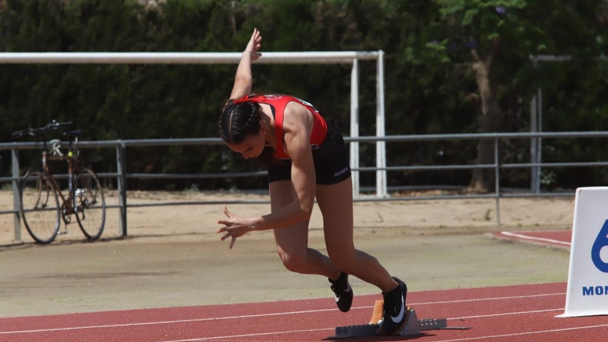 Carmen Avilés, en una prueba celebrada en El Fontanar.