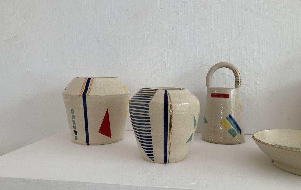 Algunas de las cerámicas expuestas, creadas por Elena Noguera Wilson.   |  ESPACIO MICUS