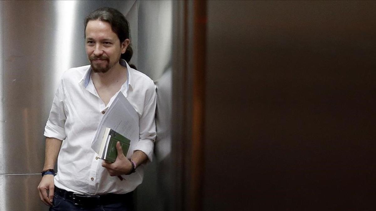 El secretario general de Podemos, Pablo Iglesias.