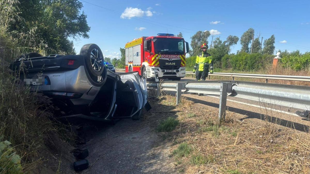 Un accidente de tráfico en la provincia de Zamora.