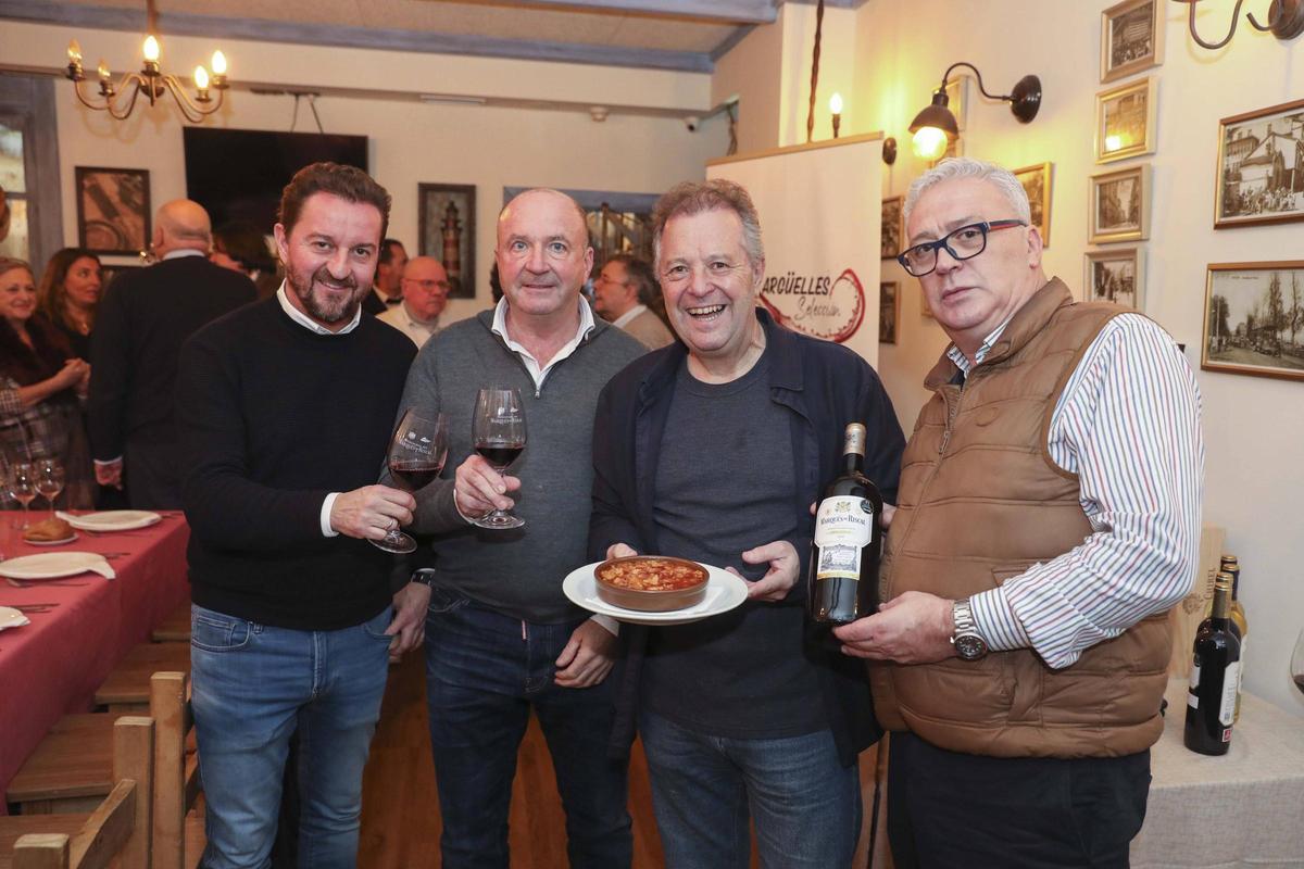 Por la izquierda, Silverio Argüelles, Javier Martínez, Miguel Ángel de Dios y Jorge Vigo.