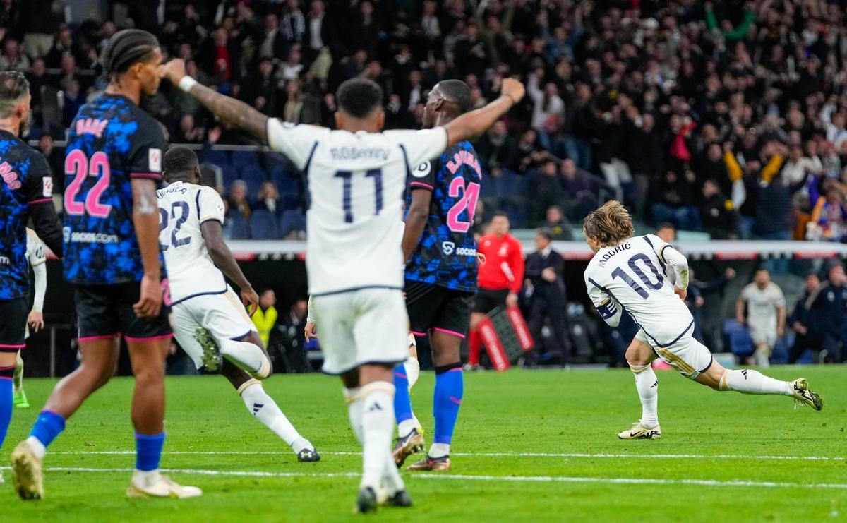 Modric marca el Real Madrid 1-0 Sevilla