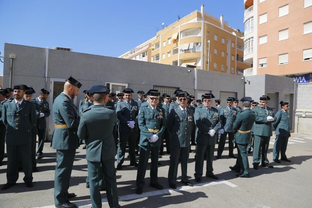 Misa y acto castrense en el cuertel de la Compañía de la Guardia Civil de Torrevieja y la Vega Baja el día de la Virgen del Pilar
