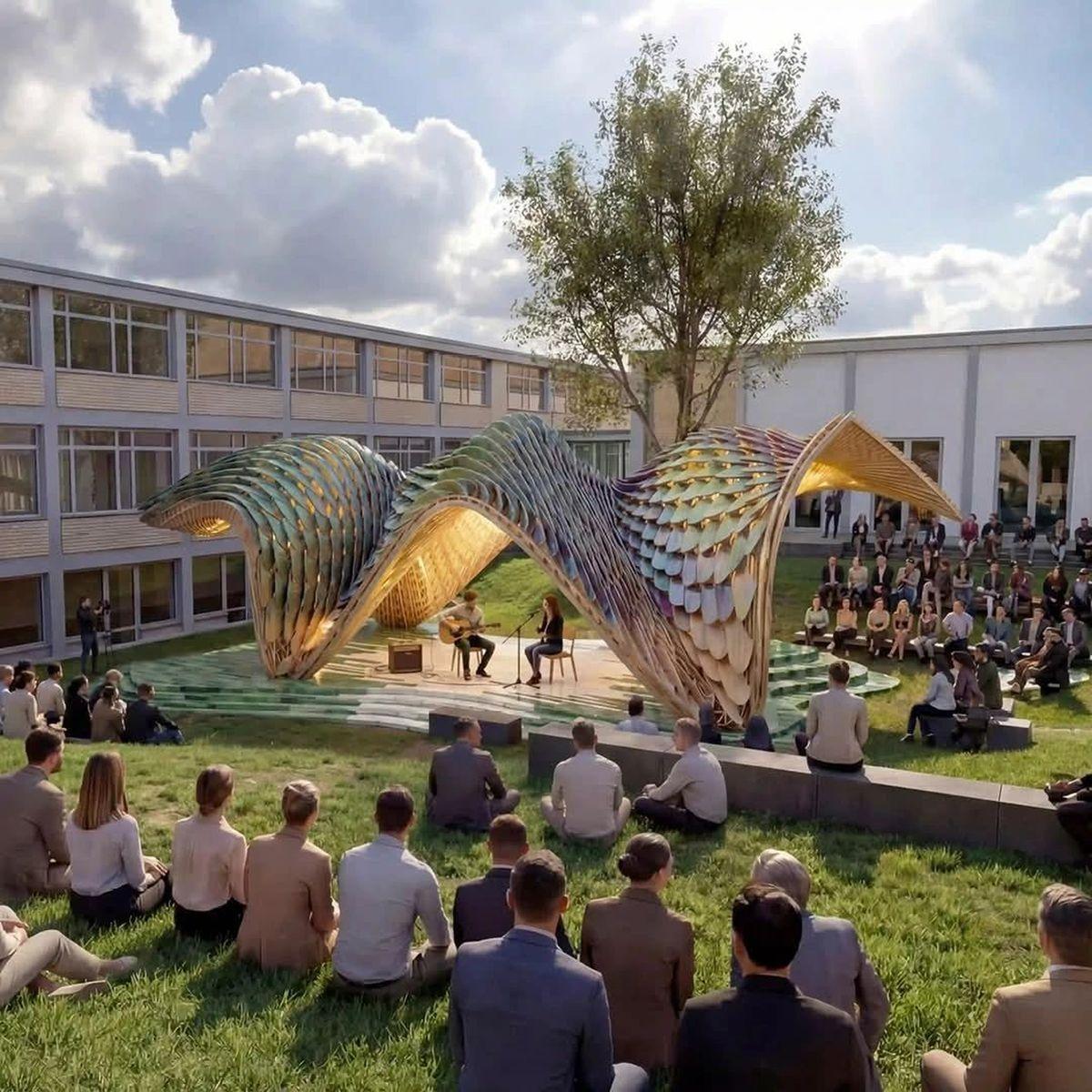 Recreación del proyecto en Frankfurt.