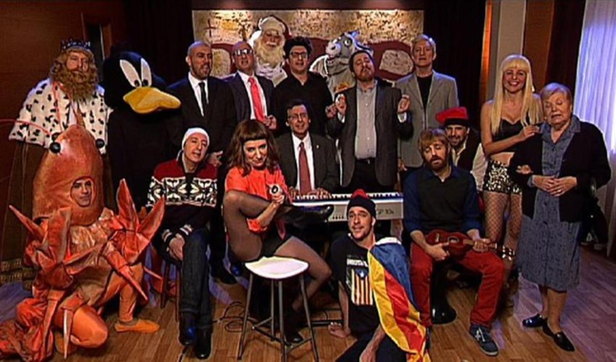 Els membres de la candidatura ’polaca’ d’Artur Mas.