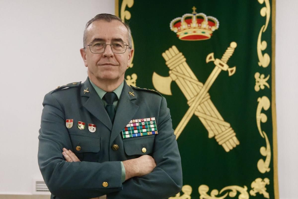 Valencia. Entrevista general José Antonio Fernández de Luz, jefe de la VI Zona de València. Es el máximo responsable de la Guardia Civil en la C. Valenciana VLC