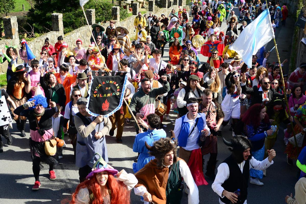 A primeira xornada do tradicional Entroido do Hío en imaxes (II)