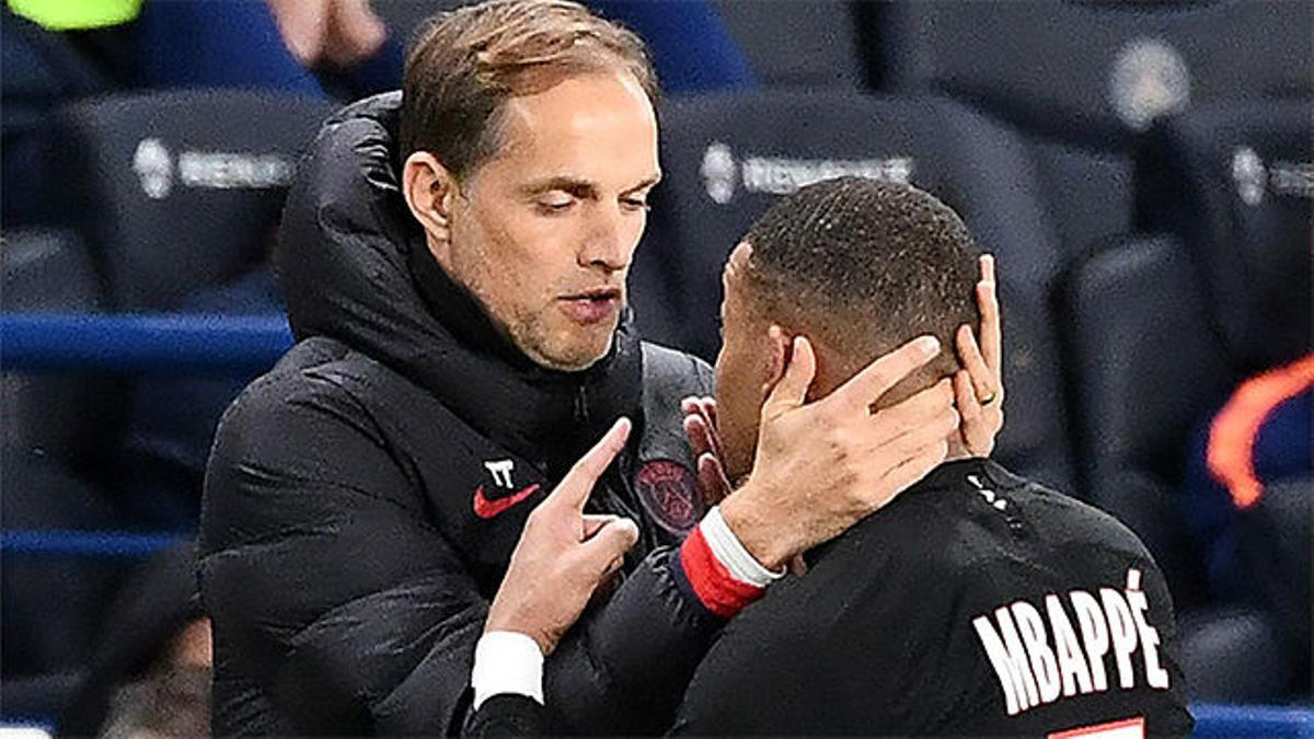 Tuchel y Mbappé, problemas en París