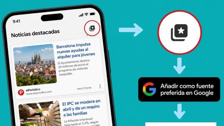 Faro de Vigo ya puede añadirse como fuente preferida en Google: así puedes ver más noticias nuestras en tus búsquedas