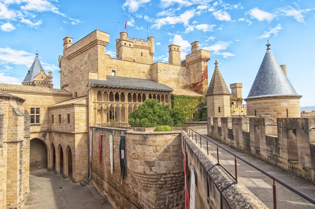 Olite, un castillo de cuento.