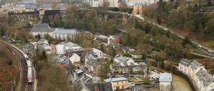 Panorámica aérea de Luxemburgo, un paraíso fiscal de hecho.