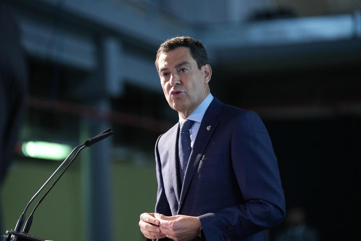 El presidente de la Junta de Andalucía, Juanma Moreno.