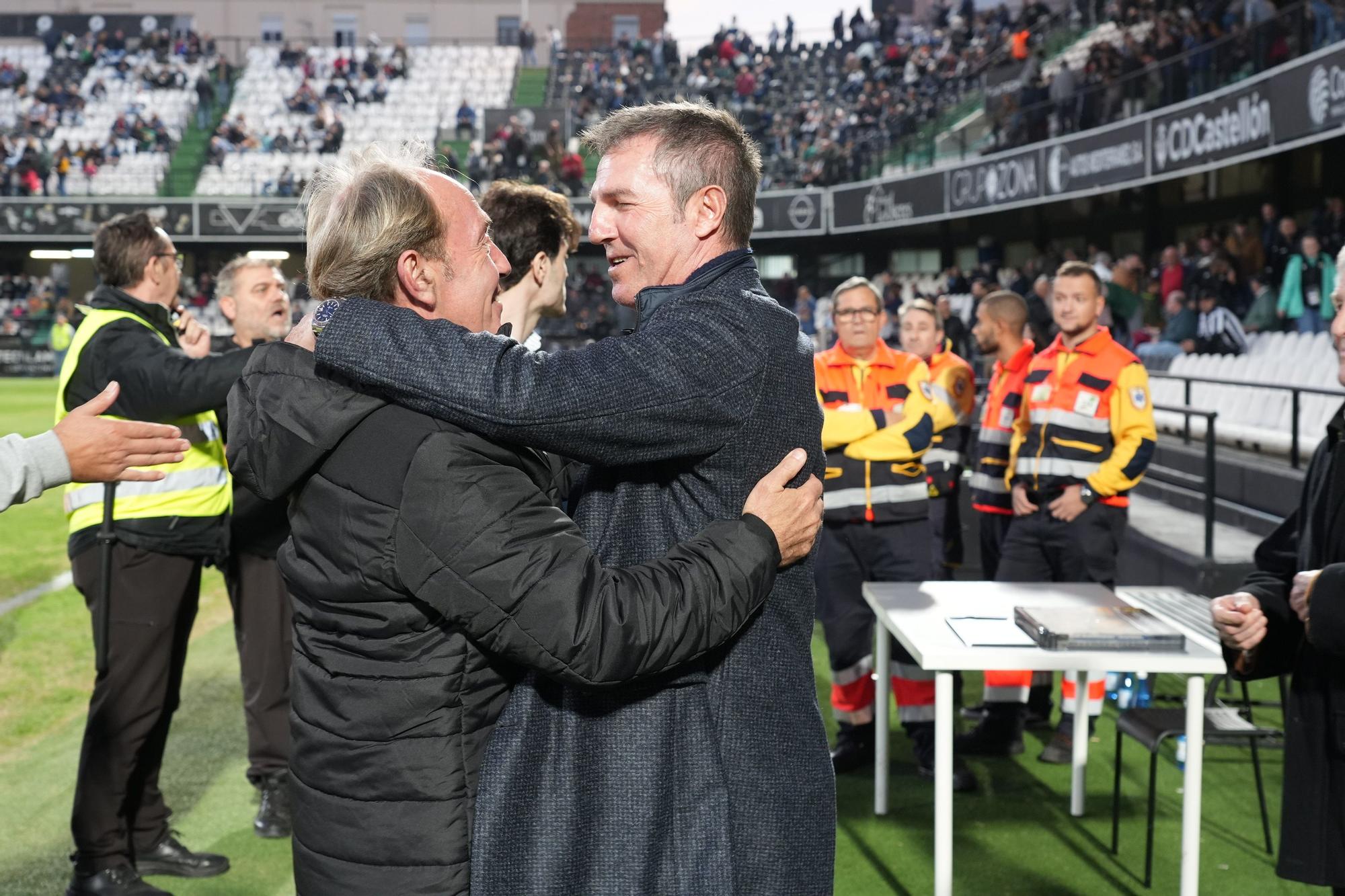 La afición del Castellón antes del partido