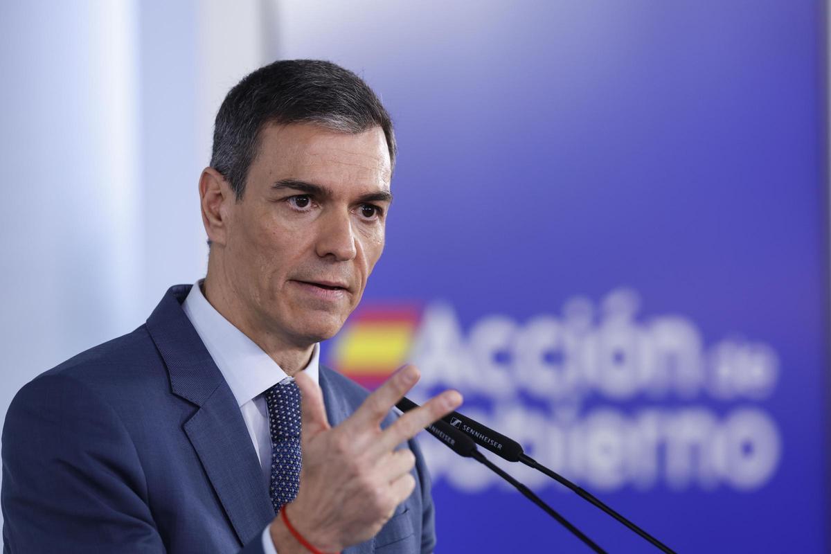 El presidente del Gobierno, Pedro Sánchez.