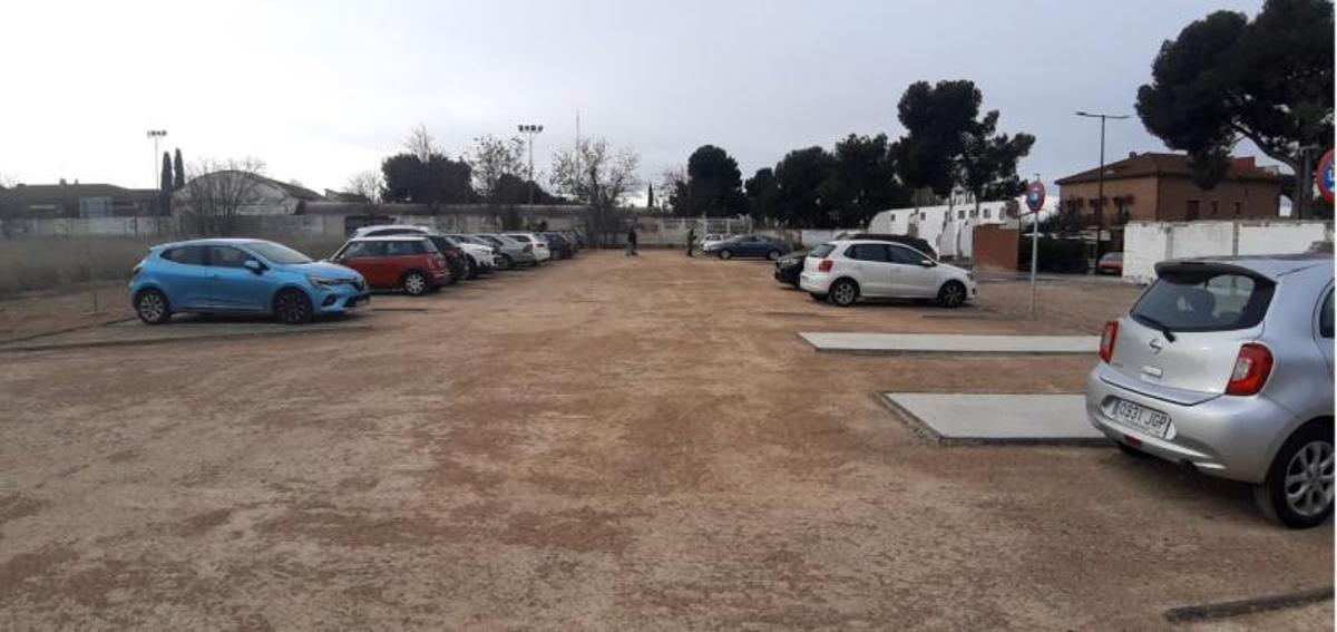 Nueva zona de aparcamiento en San Gregorio