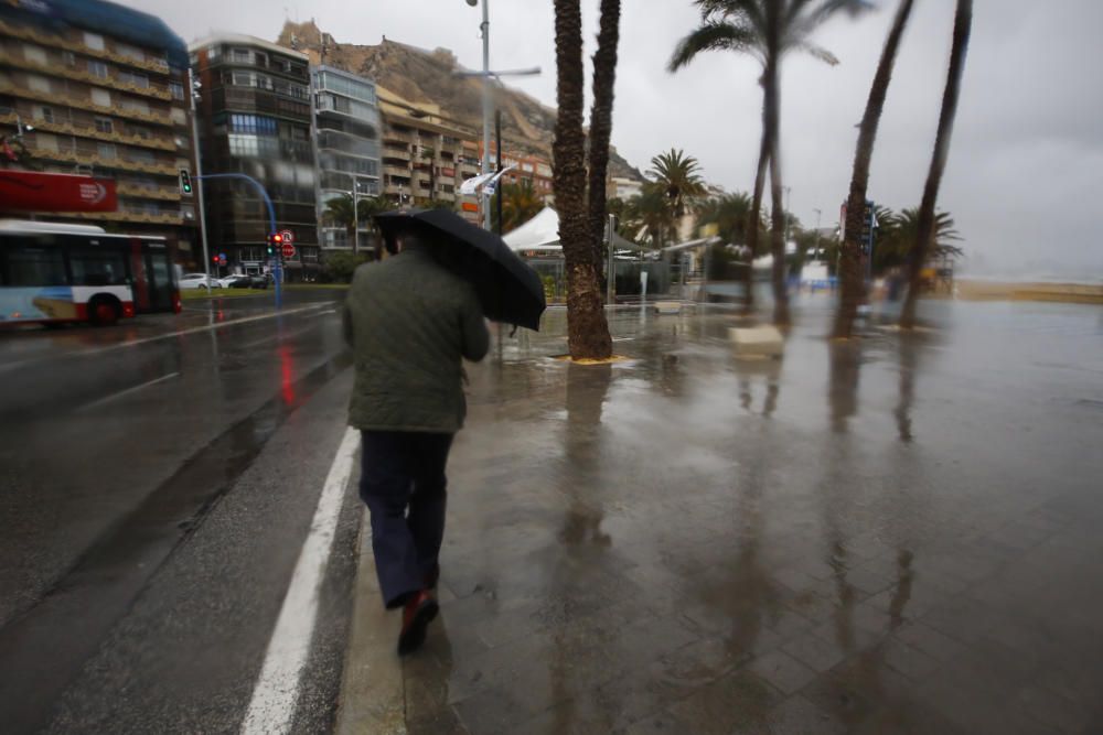 Fuertes lluvias en Alicante
