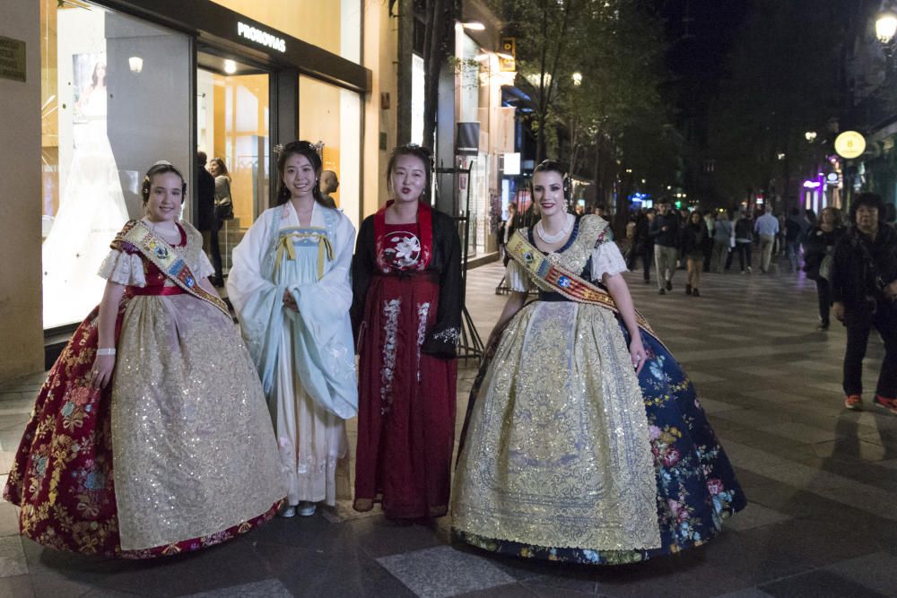 Las Falleras Mayores de Gandia, en Madrid