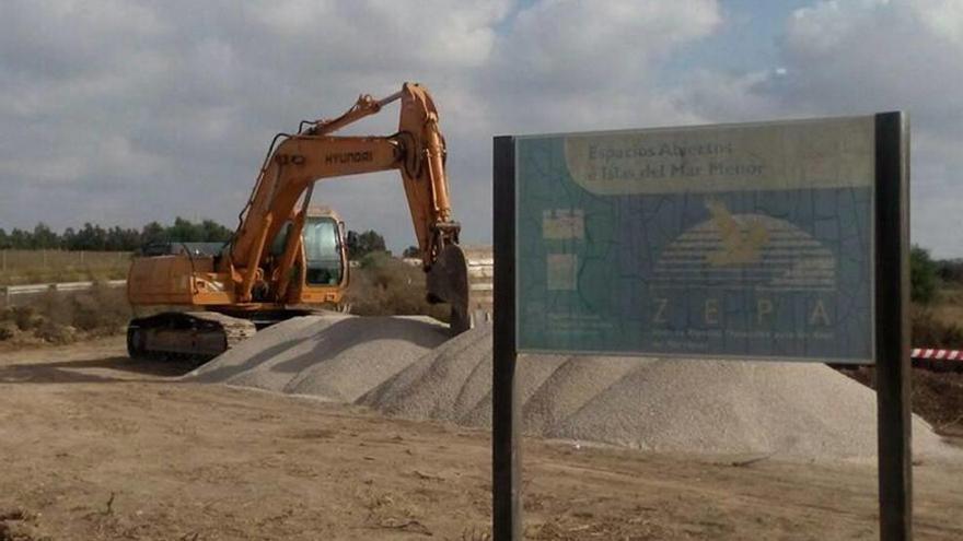 Ecologistas denuncia las obras para llevar la salmuera hasta el Mediterráneo