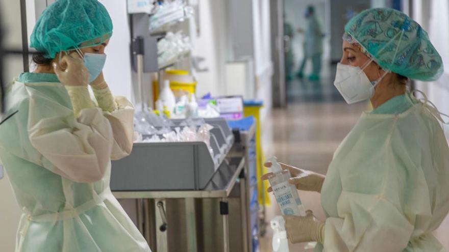 Trabajadoras de un hospital