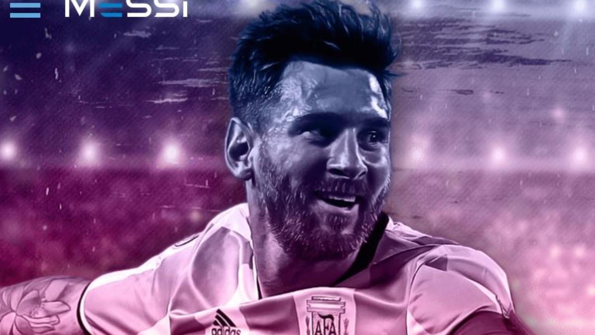 Captura de la nueva web de Leo Messi