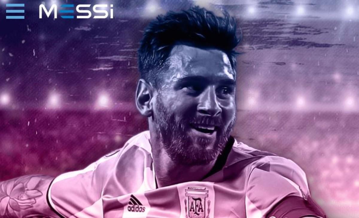 Captura de la nueva web de Leo Messi