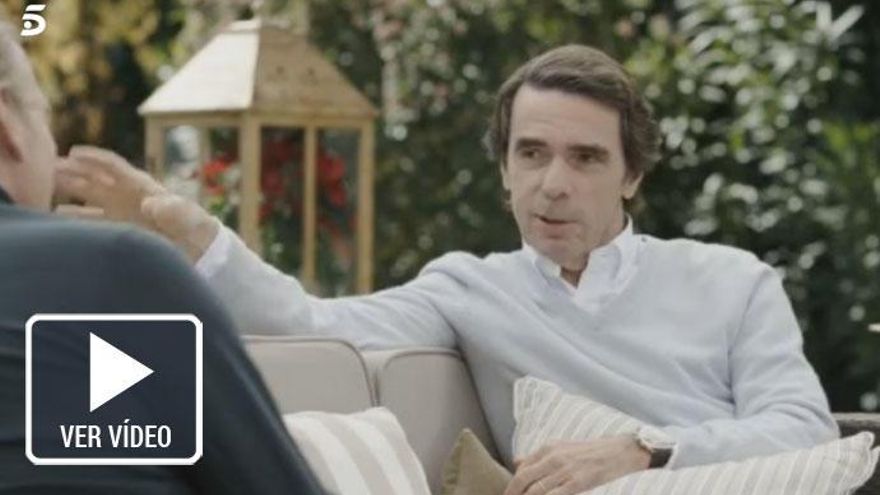 Aznar descubre su lado más desconocido a Bertín Osborne