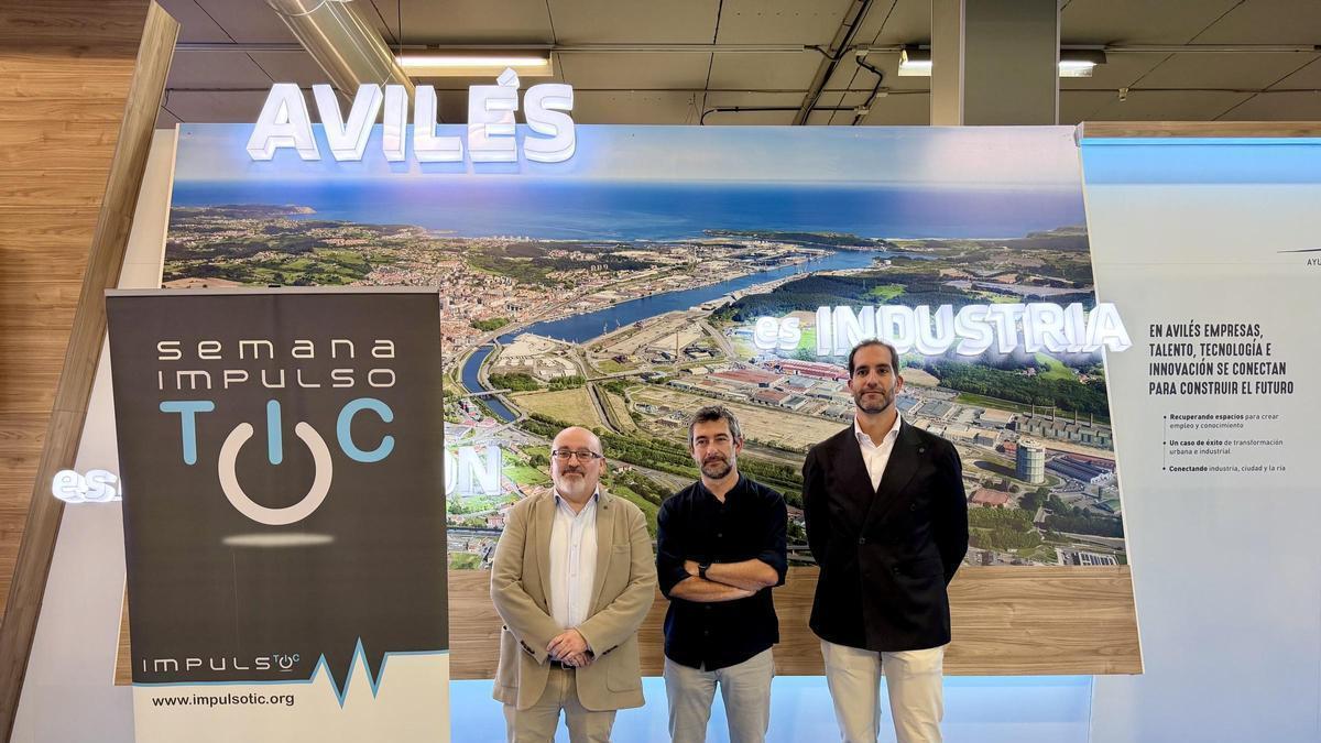 Por la izquierda; José García Fanjul, Manuel Campa y David Pérez Pancho.