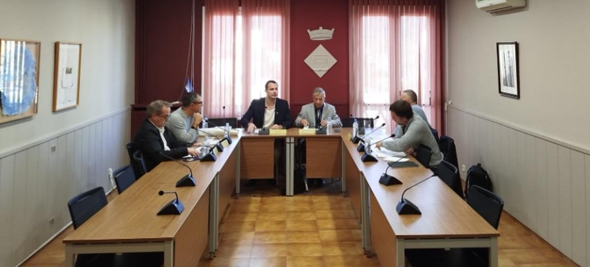 La roda de premsa d'aquest matí.