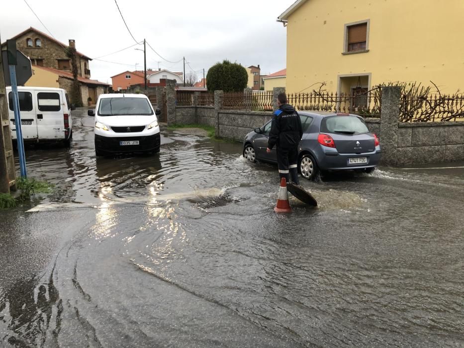 Las inundaciones en O Grove.