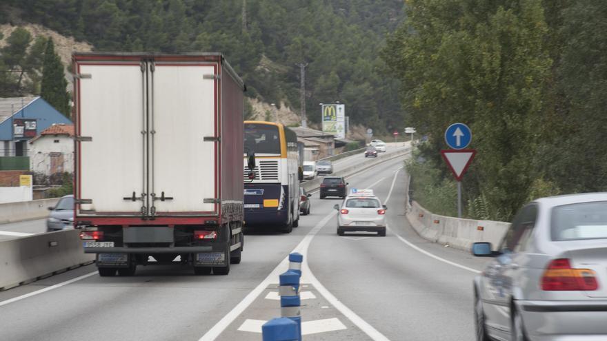 La Generalitat començarà a principi d’any el tercer carril a la C-55 entre Sant Vicenç i Castellgalí