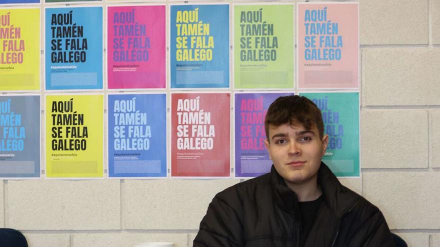 Román Rojo Campaña, no instituto Rafael Dieste. | Iago López