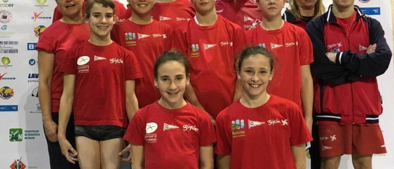 Representación grupista en el Torneo Internacional Gymsport.