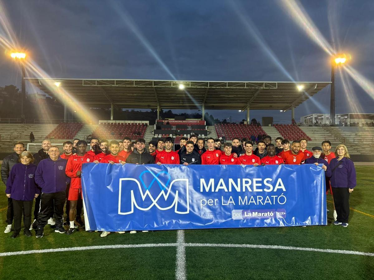 El Centre d'Esports Manresa es va afegir a la iniciativa solidària de Manresa per la Marató