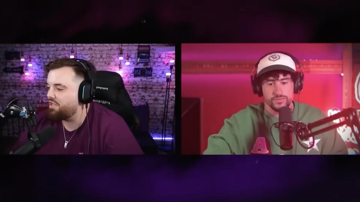 Bad Bunny e Ibai tuvieron su primera charla en 2022