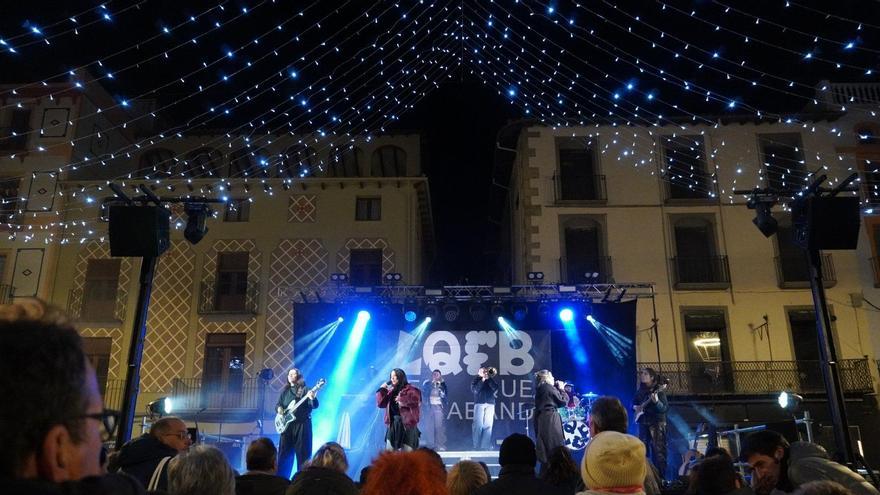 La festa d’encesa dels llums de Nadal a Olot.