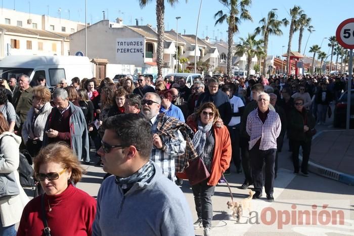 Los Alcázares se echa a la calle para exigir soluciones a las inundaciones