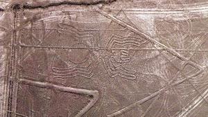 Fotografía de las líneas de Nazca.