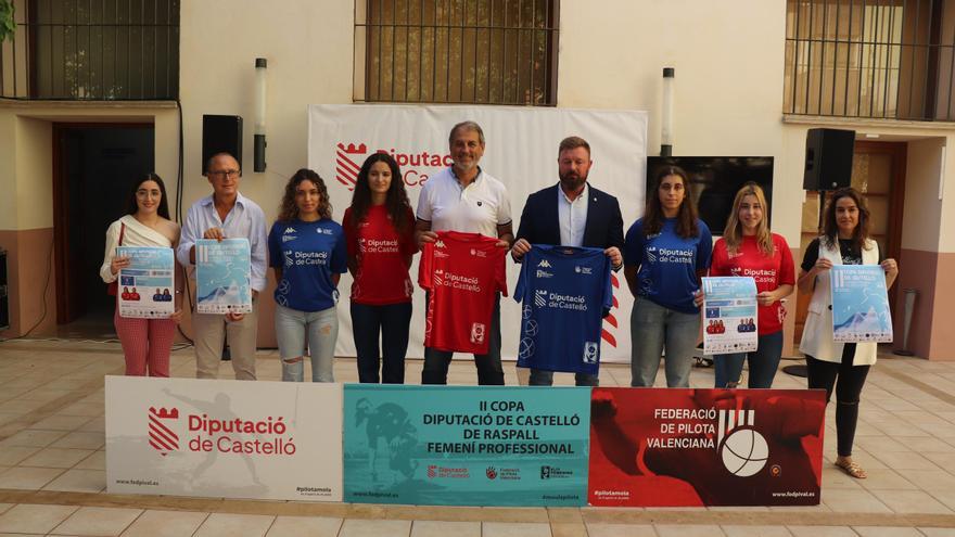 Presentada la II Copa Diputació de Castelló de raspall femení professional