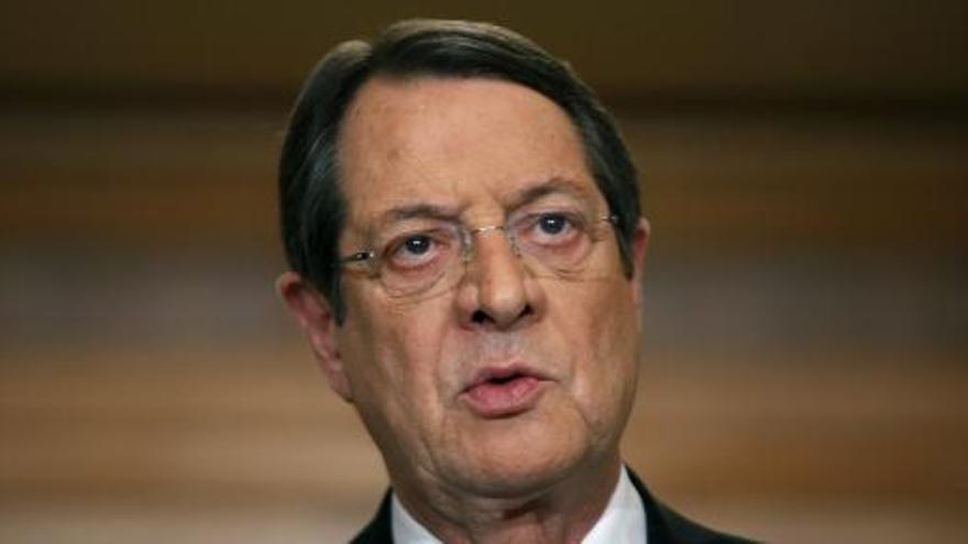 Nicos Anastasiades, en rueda de prensa.