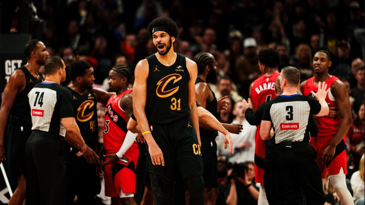 Los Cavaliers, celebrando una victoria ante los Raptors