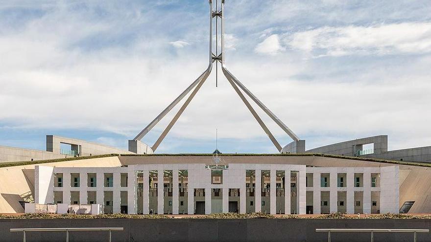 El parlament australià, a la ciutat de Canberra
