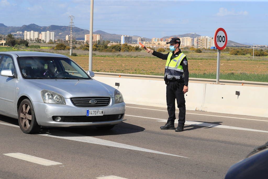 Así estaban hoy Cabo de Palos y La Manga