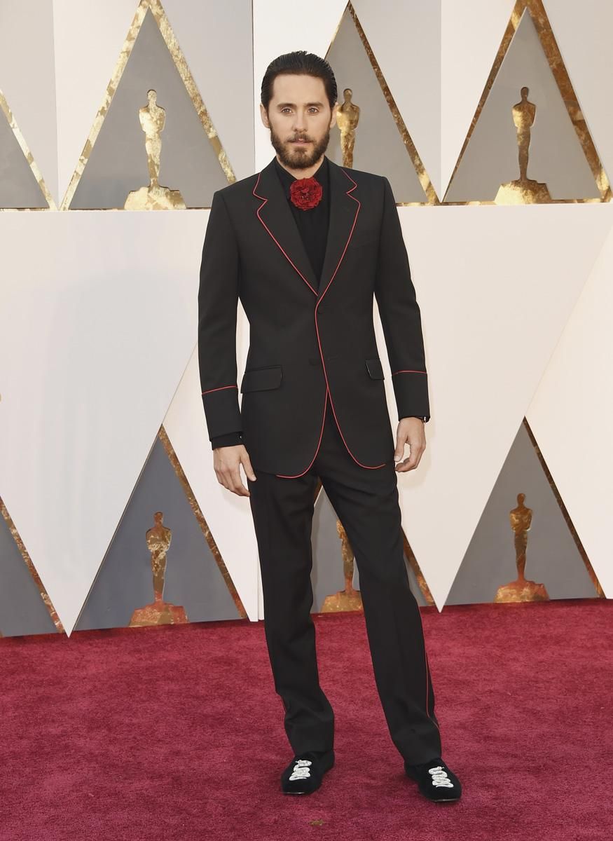 Premios Oscar 2016: Jared Leto de Gucci