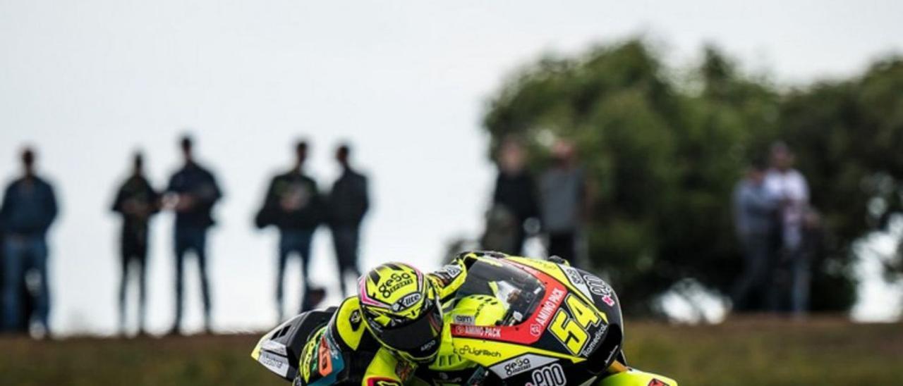 Fermín Aldeguer, durante el Gran Premio de Portugal. | RONNY LEKL