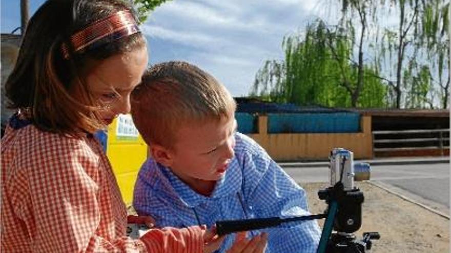 Experiència audiovisual per als alumnes més petits de l&#039;escola de Bordils.