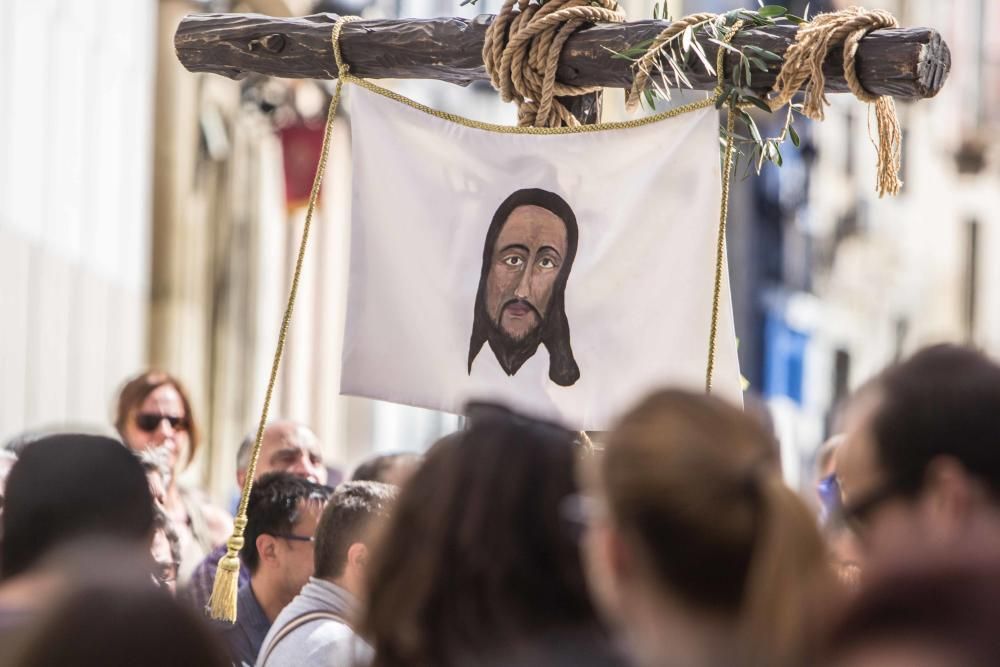 La procesión de Jesús en Samaria