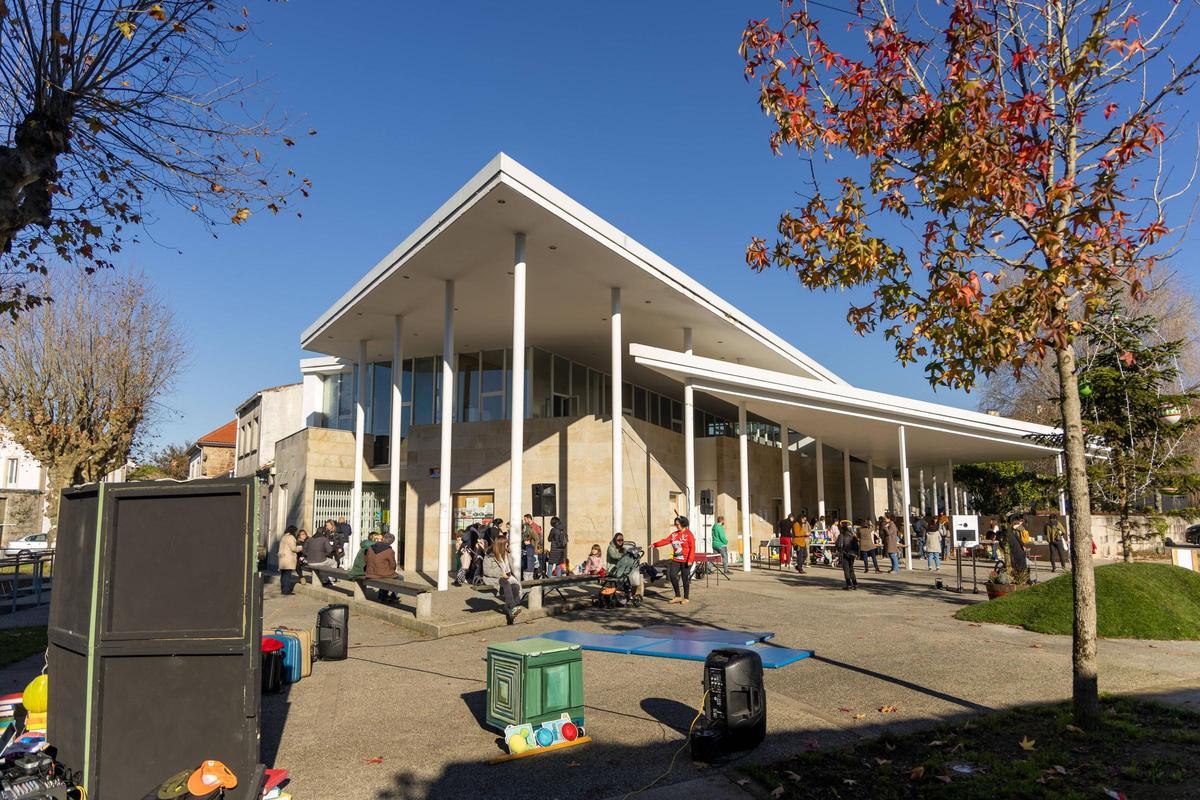 Actividades en el exterior del CSC de Conxo, uno de los que integran la red de Santiago