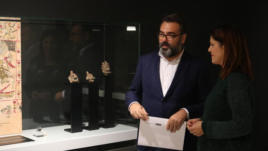 Exposición temporal &#039;Silbatos aztecas de la muerte&#039; en el Museo Interactivo de la Música de Málaga.