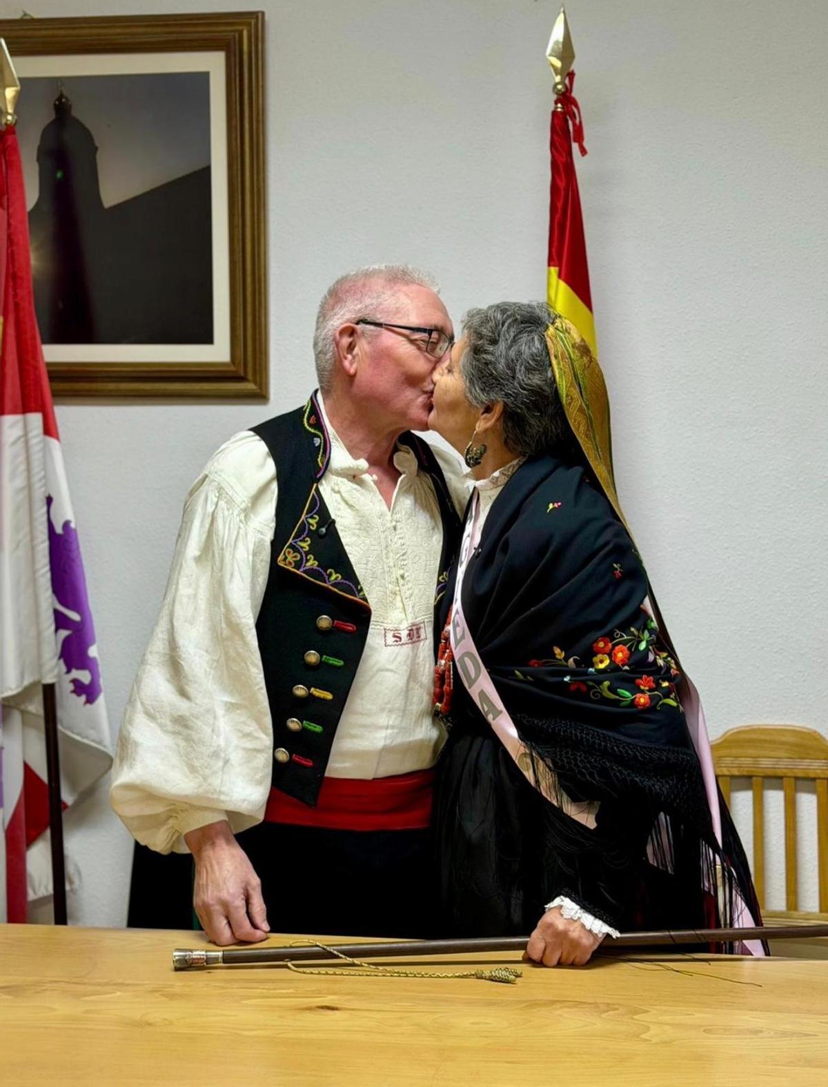 Fiesta de las águedas, en Santa Cristina.