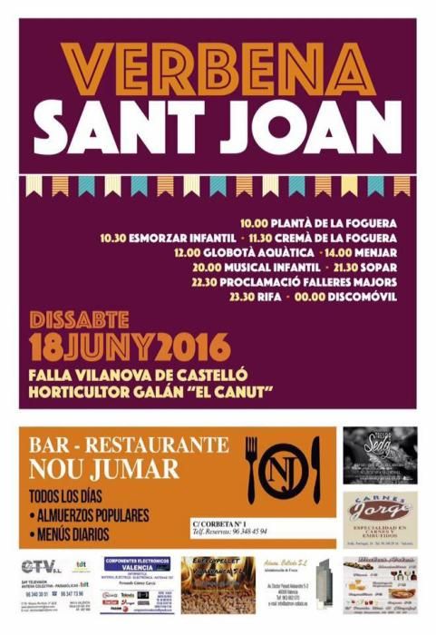 Los carteles de la fiesta de San Juan